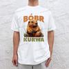 Cartoon Biber Kurwa T-Shirt Hohe Qualität 100% Baumwolle Kurzarm T-Shirts Kurwa Biber Unisex Mode Lässige T-Shirts Grafisch Bedruckt