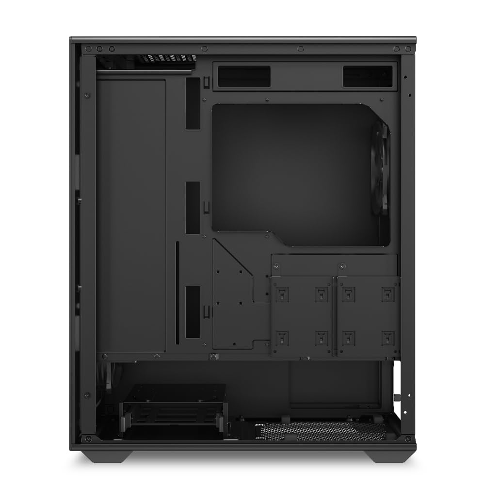 Sharkoon VK2 Mid-Tower PC Case with Steel Side Panel, Two 120mm Fans Included, 360mm Radiator Compatible, ATXMicro ATXMini-ITX Motherboard Support,