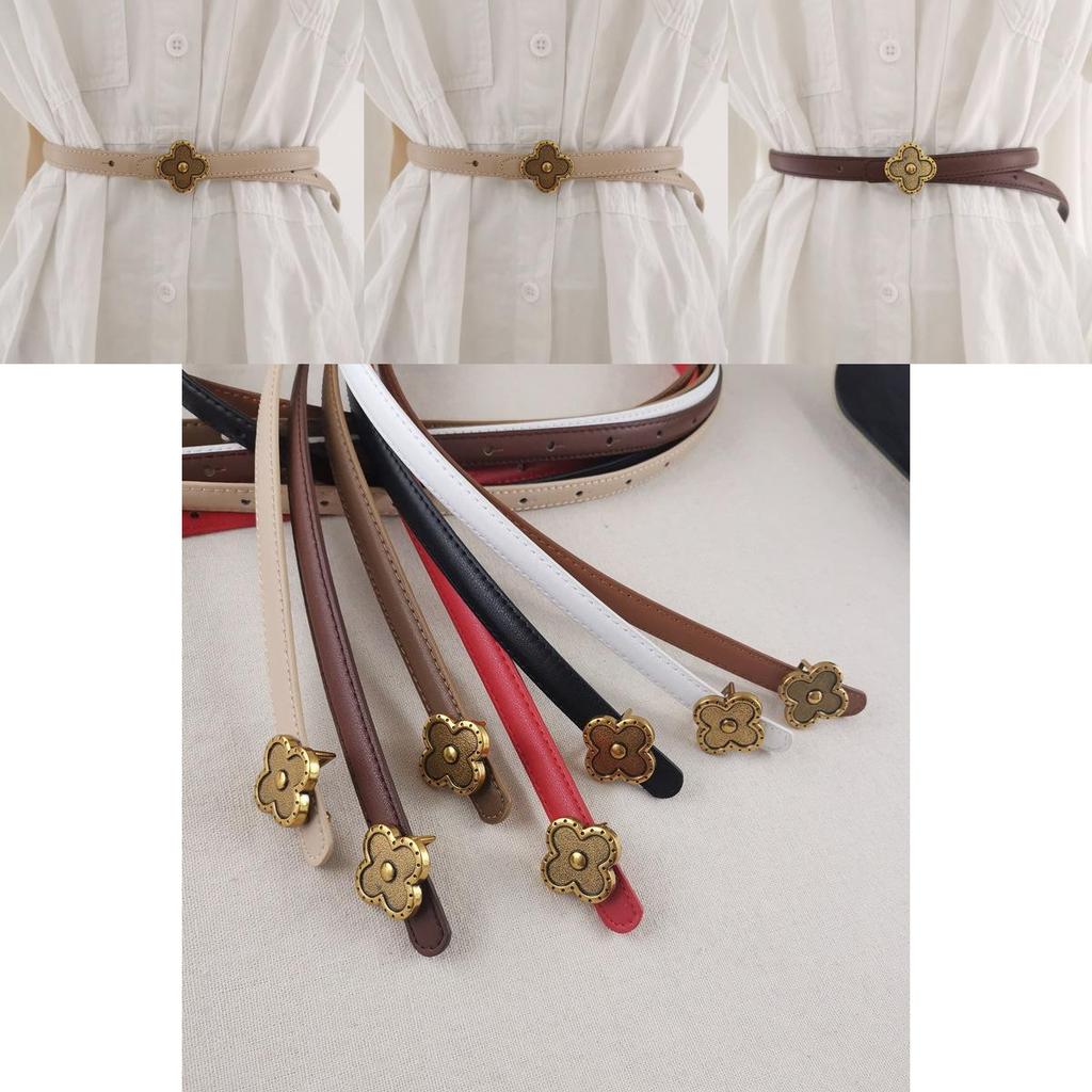 Womens Genuine Leather Waist Strap With Alloy Buckle For Formal And Casual Styles