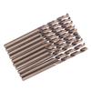 10Pcs Twist Drill Bits Straight Shank HSS Hole Processing Hardware Manual Tools 2mm