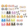 BHBL Adjustable Jeans Button Pin Set Waist Tightener Bear Clip Bear Pants Clip Bear Buttons for Jeans Skirt