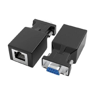 Industrial 9 To RJ45 Converters RS232 To RJ45 Ethernet Converters for Precise Machines and POS Equipment Pvc Housing