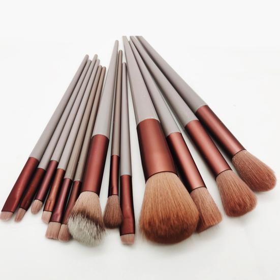 Yousheng 13Pcs/Set  Makeup Brushes Soft Bristle Multifunctional Beauty Tool Contour Brush Eye Shadow Blush Brush Set for Women