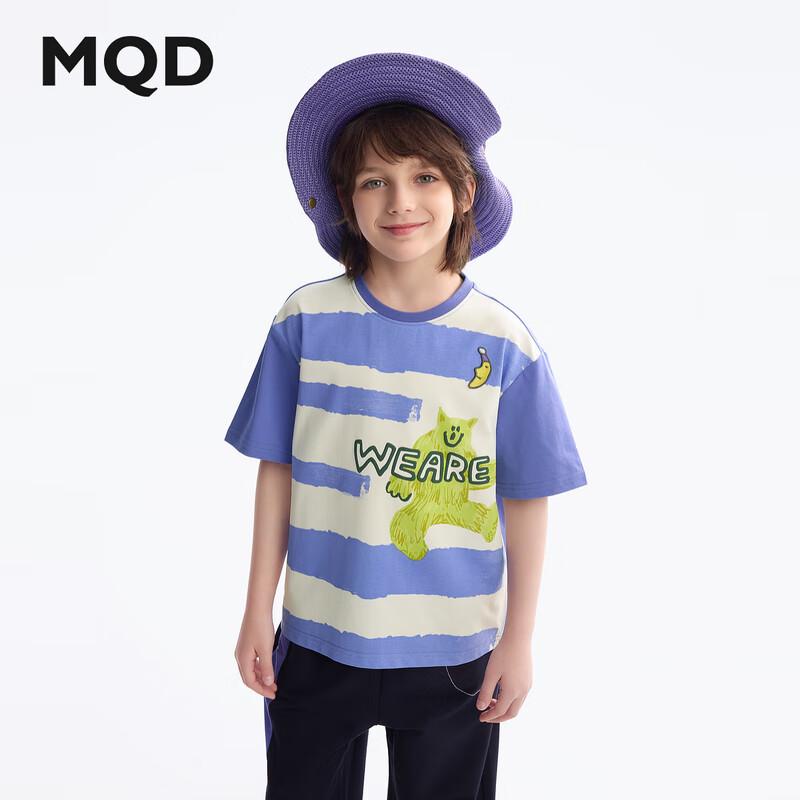 MQD Boys  Striped Short Sleeve T-Shirt 160