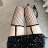 Large size lace suspender fishnet socks free stockings women's one-piece white fishnet socks stockings stockings pure desire babes white silk