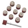 10PCS for Dremel Accessories Sandpaper Sander Board Polishing Wheel Sander Board Shutter Polishing Wheel for Rotating Tools