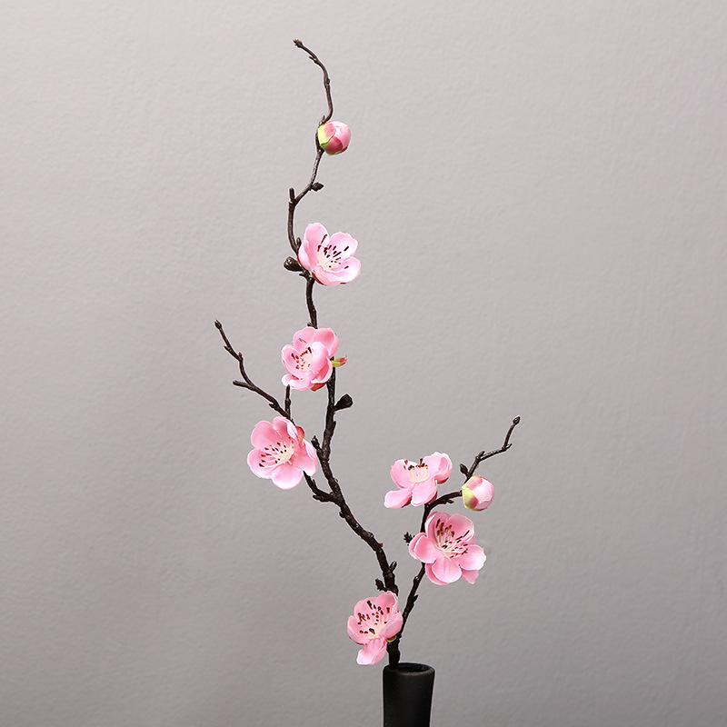 Pflaumenblütenzweig-Dekoration - Künstliche Blumendeko für Wohnzimmer & Esstisch