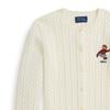 Polo Ralph Lauren Sweater Round Neck Single-Breasted Bear Embroidery Long Sleeve Kids Kids Sweater CWPOSWEG6820576-100