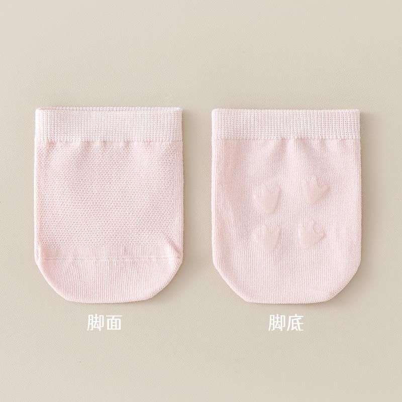 Female Summer Thin Cotton Non Slip Sweat Absorption Boneless Shallow Mouth Invisible Half Socks