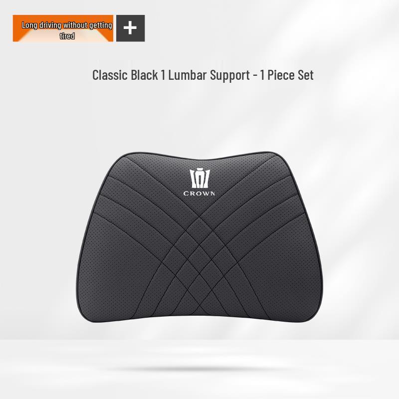 23 Crown Lu Fang Headrest & Lumbar Support Pillow for 12th-14th Gen Crown – Neck Protection Cushion Car Interior Accessory