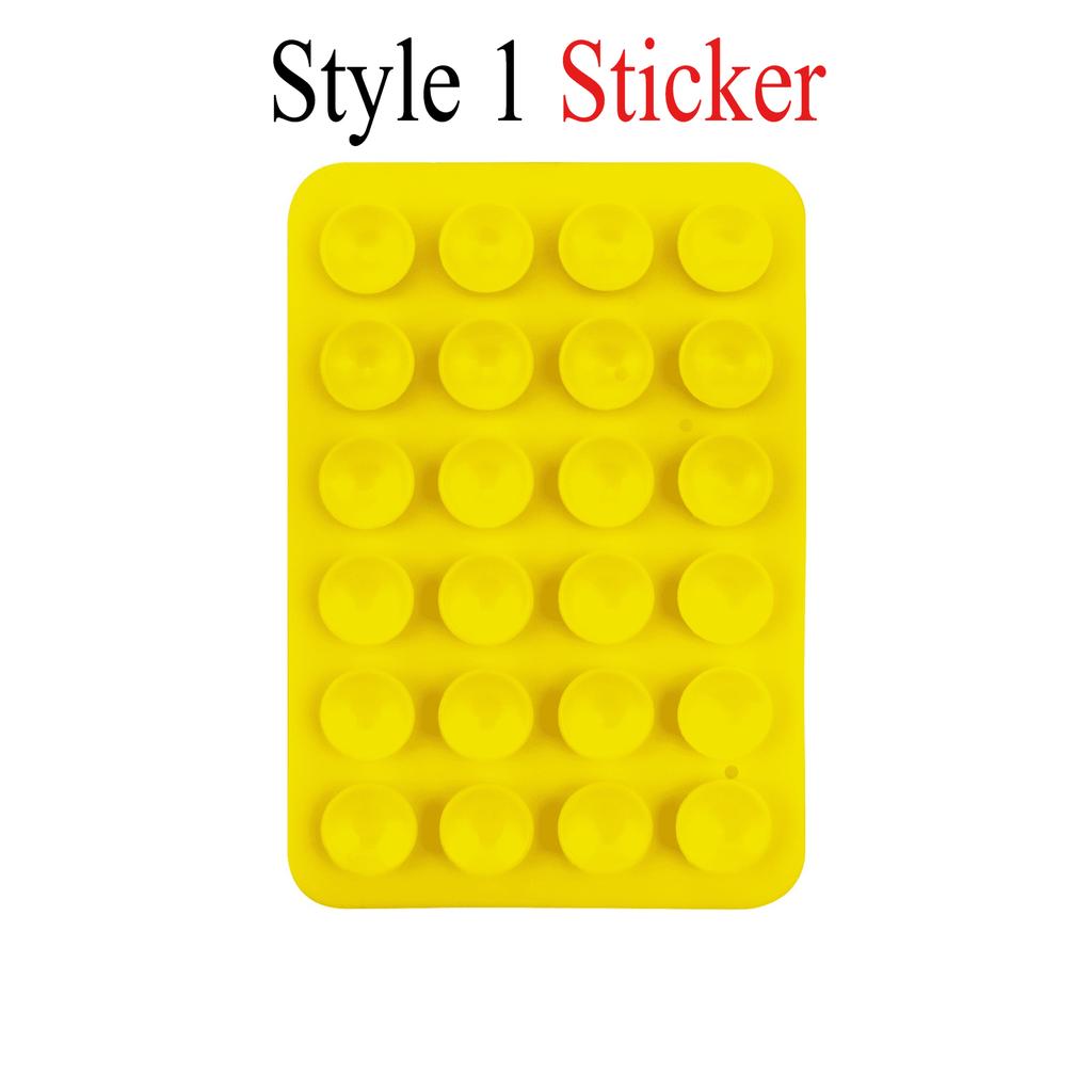 Sticker/Double-sided Suction Cup Adhesive Silicone Suction Pad Bracket Multifunction Rubber Sucker Pad Durable Mobile Phone