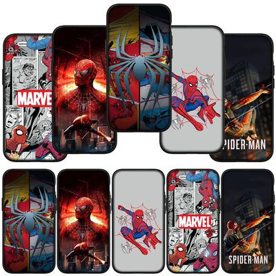 Για iPhone 16 15 Xiaomi Redmi Note 13 12 11 Pro Max X 9 14 Plus XR Samsung Galaxy A15 S24 S23 Huawei OPPO Super SpiderMan Spider Marvel Man Θήκη τηλεφώνου