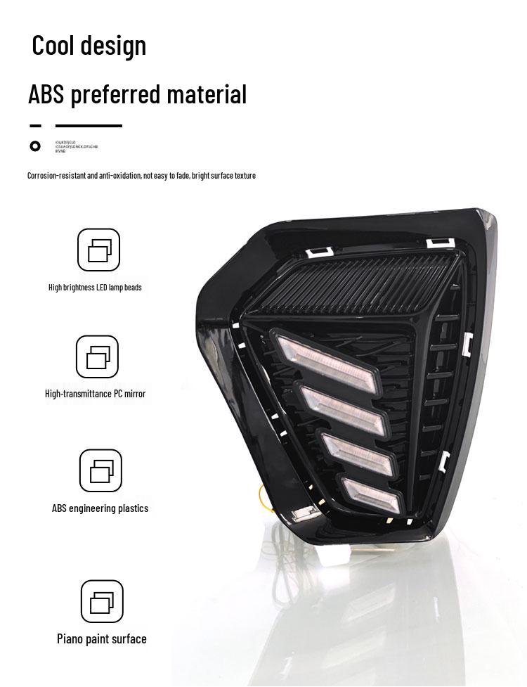 LED Daytime Running and Front Fog Lights with Turn Signals for 2021-2023 Roewe RX5plus Models