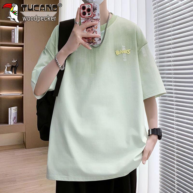 Tucano Men's Loose Fit Gradient Short-Sleeve T-Shirt