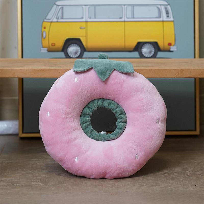 

Soft Cloth Elizabethan Cat Collar - Anti-Lick Post-Surgery Neck Cover and Cute Headgear S (for 1.5-2.5 kg)