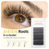 Design Exquisite Material Lashes Clusters Easy To Root Russian Volume Easy Blooming 100% Handemade Fake Eyelashes