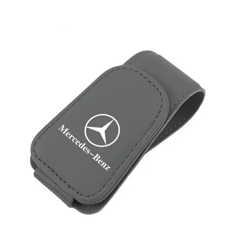 FIQ4  Hot 2025 Car Sun Visor Glasses Clip Ticket Card Storage Clamp For MERCEDES BENZ W203 W204 W205 W209 W210 W211 W212 W176 W166 W16