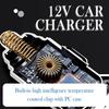 5 Port Fast Car Charger Adapter,12-24V Car Charger USB C & 30W QC3.0/3.1A Port with Reinforced Contacts & Lighting,75W Vehicle Accessories Cigarette