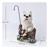 Hanging Planter Decorative Resin Dog Figurine Garden Animal Sculpture Ornament