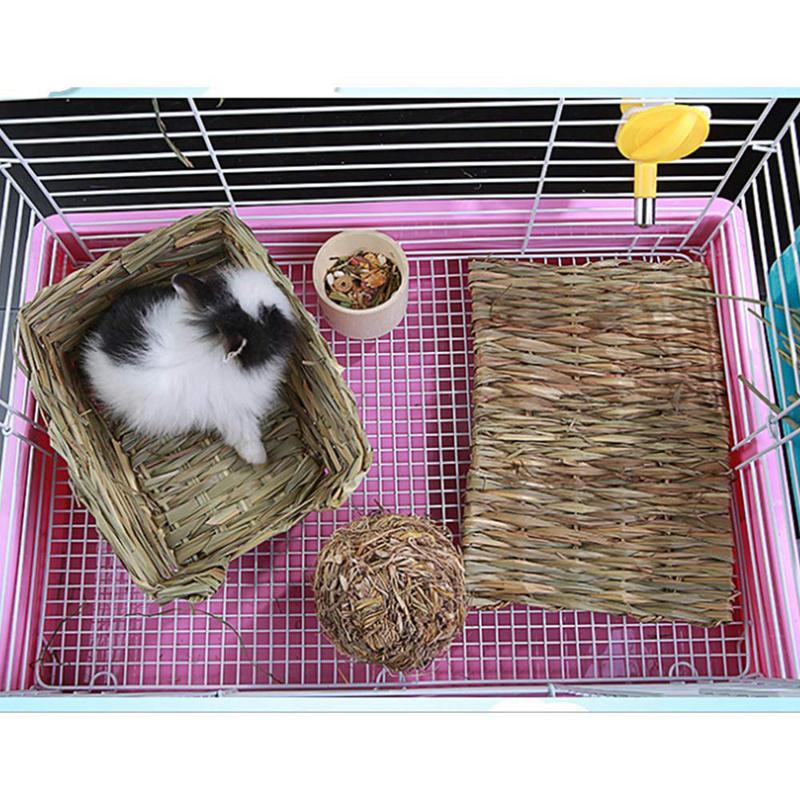 Bedding & Litter Pet Supplies BESAZW Rabbit Mat,Grass Mats for Rabbits