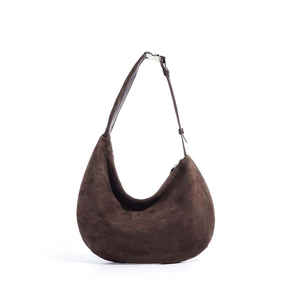 2025 New Simple Sheepskin First Layer Anti-velvet Non-fading Niche Design Large Capacity Shoulder Bag Messenger Bag Women's Bag