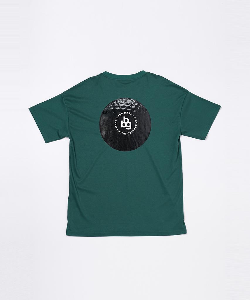 Beullaegboldeu Bbg Golf Ball Logo Short Sleeve T-Shirt Green