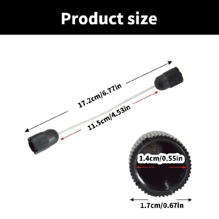 Wishbone Latex Tube Adapter Fishing Supply Spearfishing Connector Fishing Tool Connection Accessories