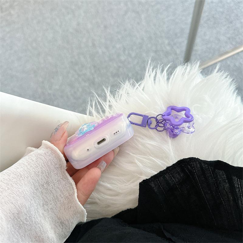 Painted stars are suitable for AirPods Pro Apple Bluetooth wireless 2 3rd generation earphone case cute cartoon woman
