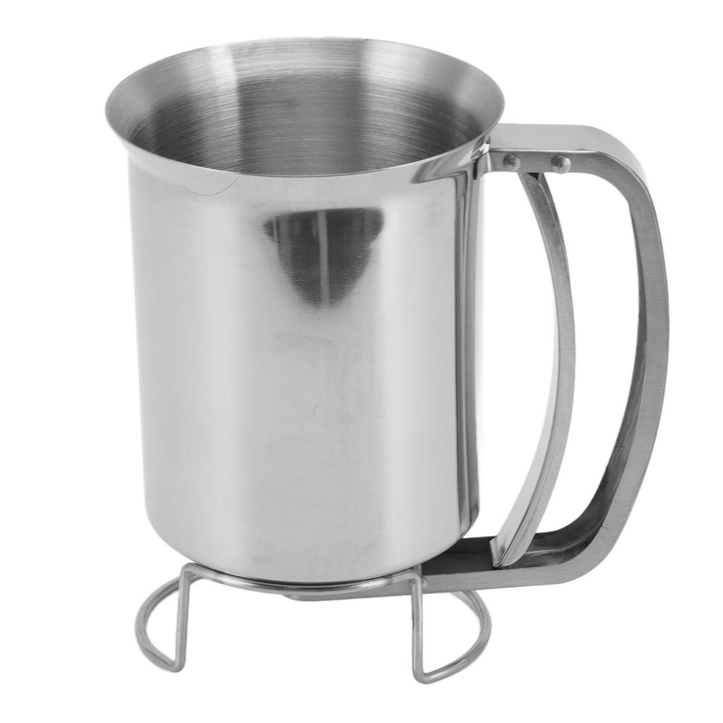 Ręczny dozownik do ciasta na naleśniki ze stali nierdzewnej do pieczenia babeczek, muffinów