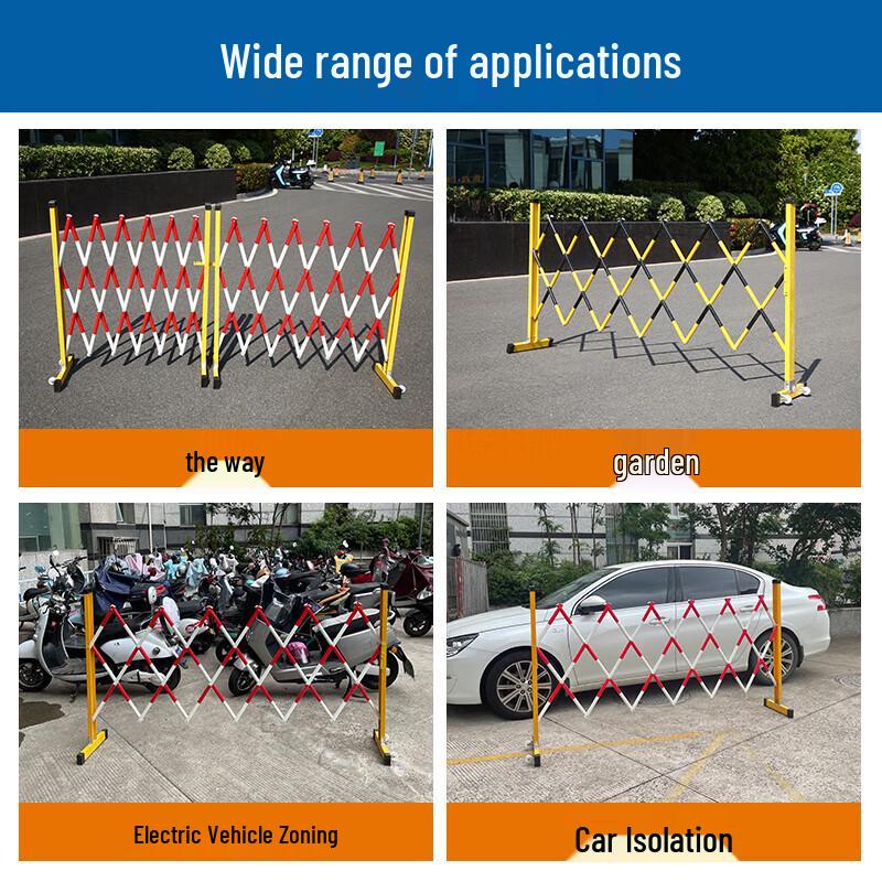 BAIGE Retractable Fiberglass Safety Barrier