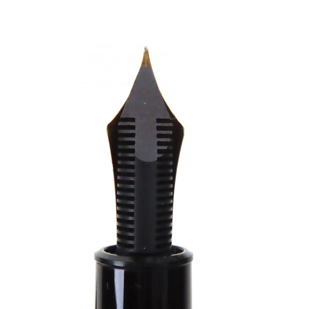 Excellent MONTBLANC fountain pen Meisterstück 149 white star Black gold 14K mens Used