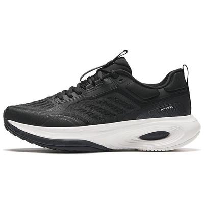 Linghu Shock Absorption Low Top Training Shoes Men Sneaker Black White 112437790-5
