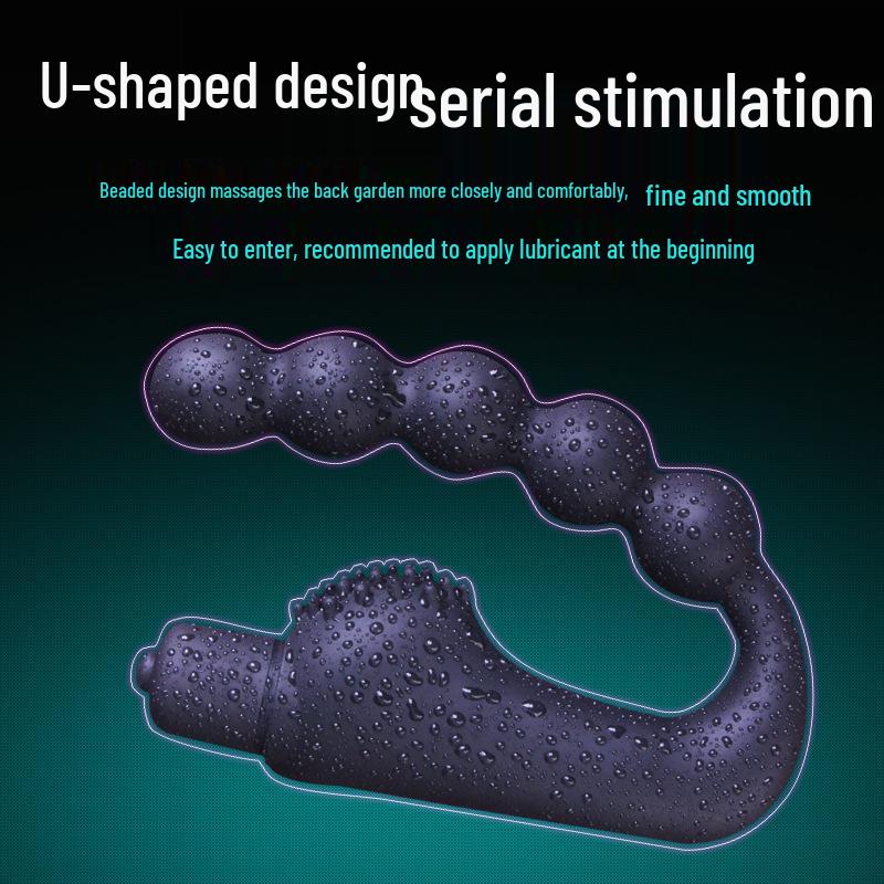 Long Love Adult Vibrating Anal Beads & Silicone Travel Plug