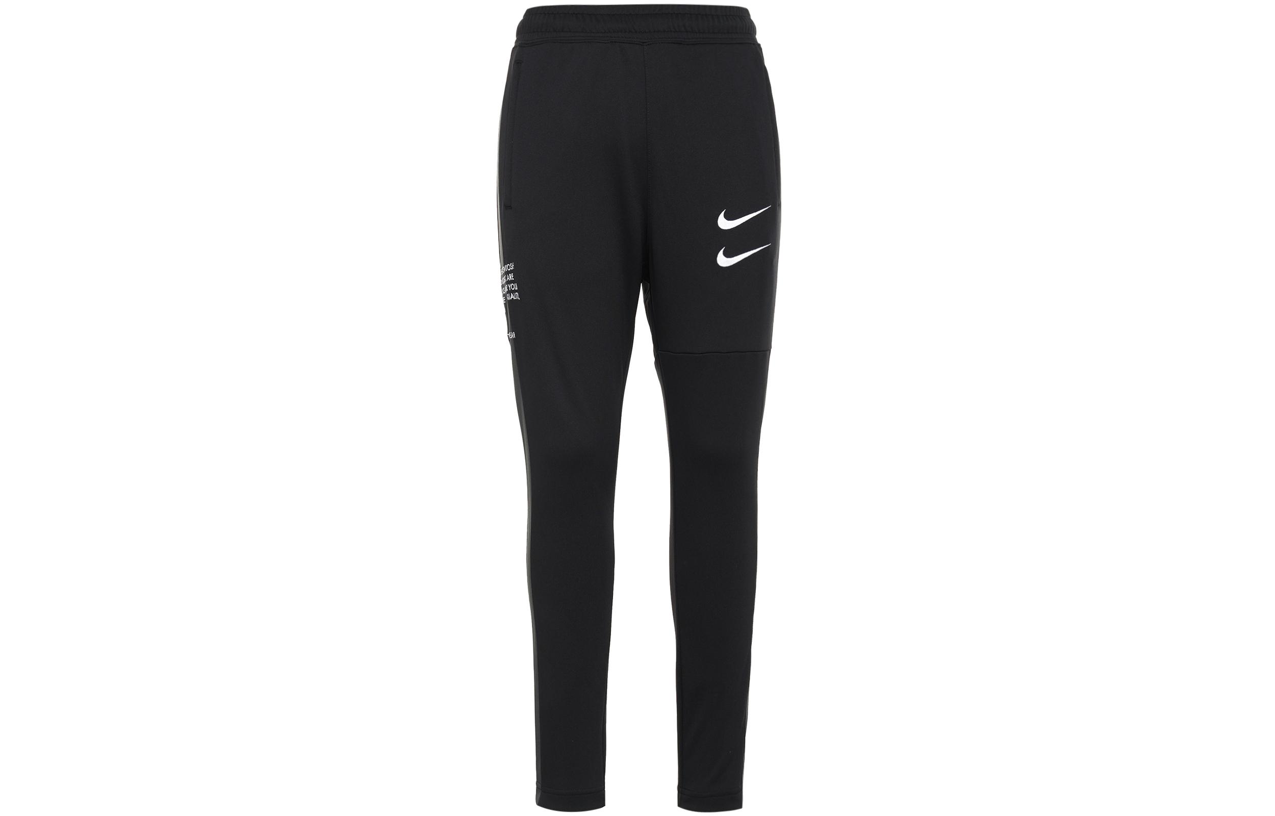 Nike Sportswear Swoosh Men s Knit Sports Trousers Black CU3899-010 S