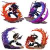 Hot 23cm Demon Slayer Kokushibo Tsugikuni Yoriichi Figure Gk Fierce Battle Action Figurine Pvc Statue Model Dolls Decor Toys