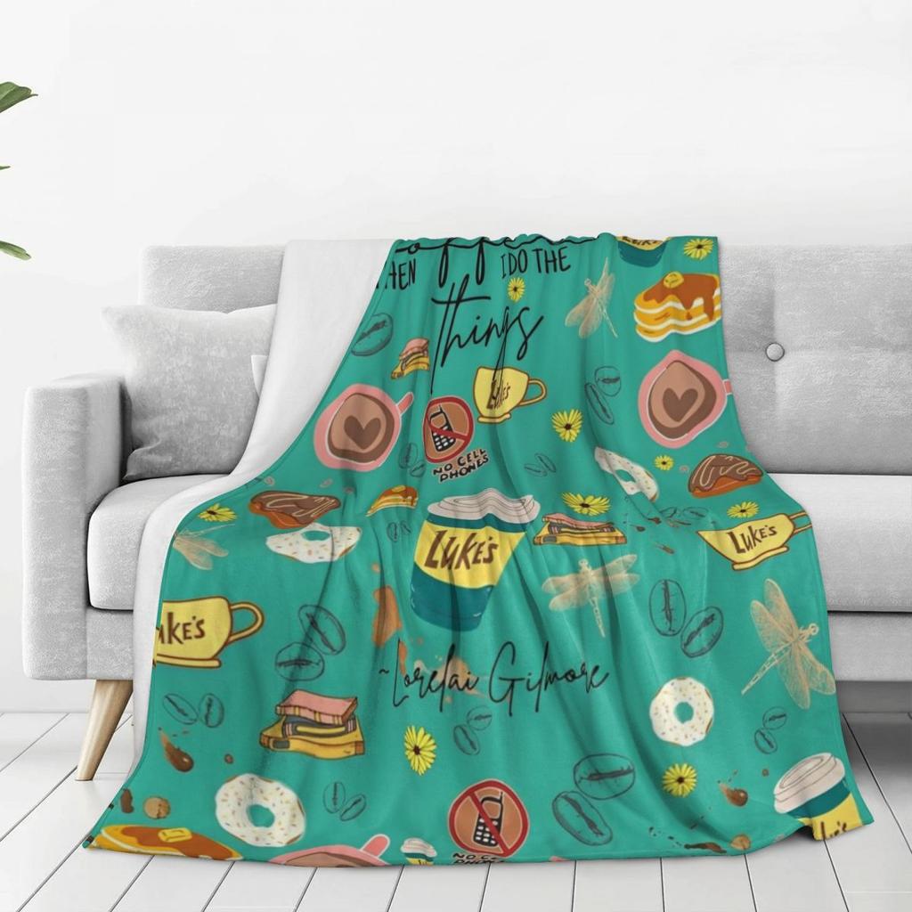 Soft Warm Blanket Camping Gilmore Girls TV Show Bedding Throws Flannel Bedspread For Bedroom Novelty Sofa Bed Cover