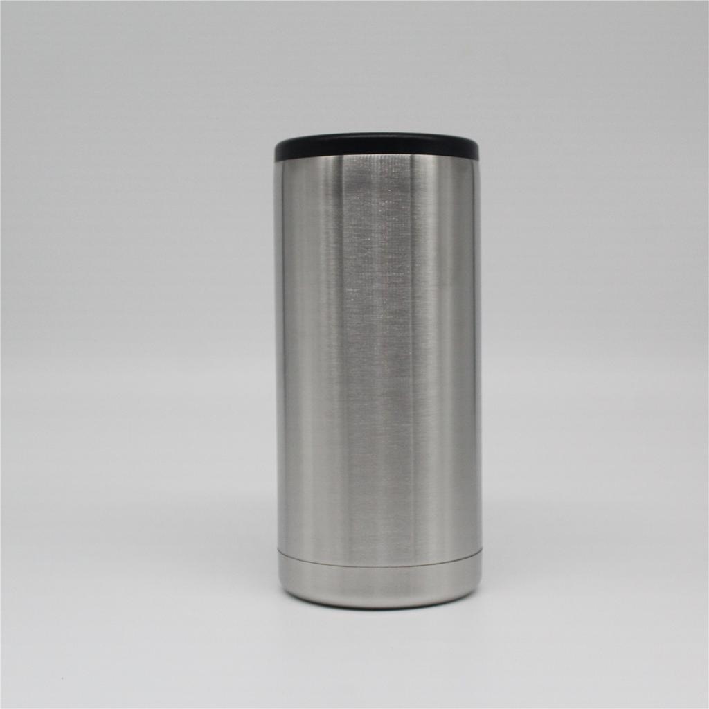 12oz Can Cooler Universal Stainless Steel Insulated Mug Lightweight Efficient Beverages Can Cooler for Home Outdoor
