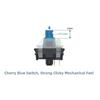 2.8mm Hot Plug Mechanical HITBOX Arcade Button for Street Fighte 6 Arcade Stick Upgrade