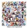 50PCS Genshin Impact Cartoon Graffiti Stickers for DIY Skateboards, Phones & Suitcases - Waterproof