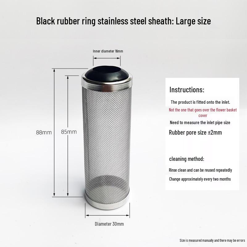 Stainless Steel Protective Inlet Cover for Aquarium Canister Filter – Filter Mesh for Fish Tanks and Shrimp Nets