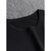 European sizes Large Size Men's Casual Fashion Letter Print T-shirt
