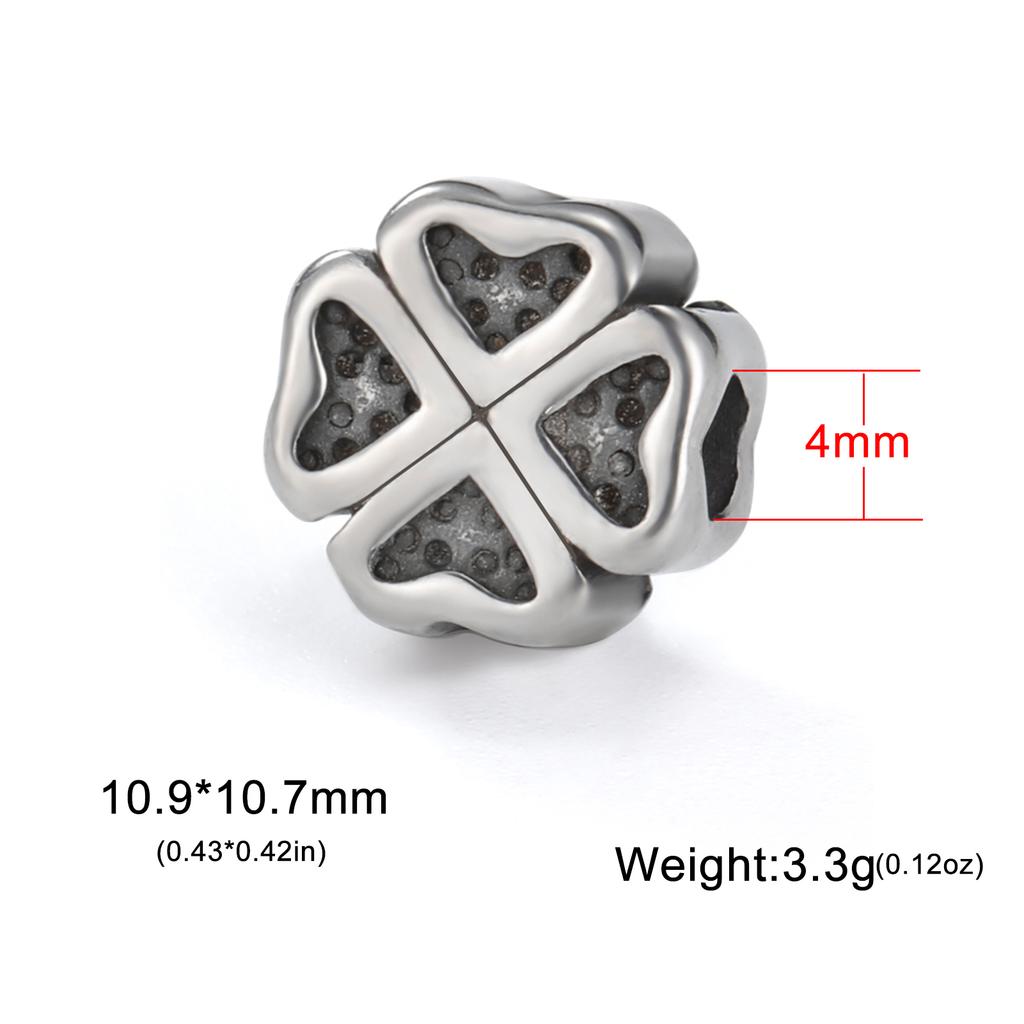 Teamer Stainless Steel Vintage Charms for Jewelry Making Lovely Antique Heart Daisy Puppy Paw Pendant Crafting Accessories