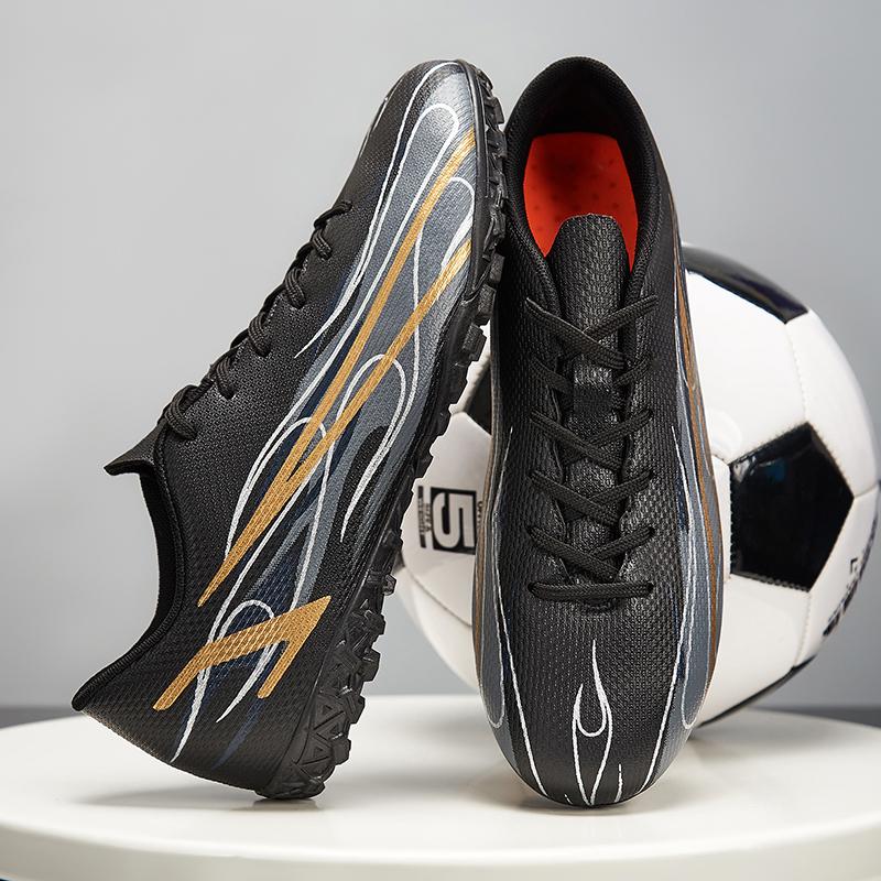 Nieuwe Heren Voetbalschoenen Fg Voetbalschoenen Wedstrijd Training Voetbalschoenen Met Noppen Antislip Lange Noppen Buitenschoenen Dropshipping 32-47