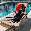 Toalha de Praia com Estampa de Super-heróis, Toalha de Praia Versátil Leve Absorvente para Piscina Surf Yoga Banheiro, Presente Perfeito de Aniversário Feriado