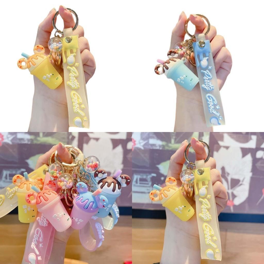 Cute Ice Cream Keychain Pvc Pendant Fashionable Gift Wholesale