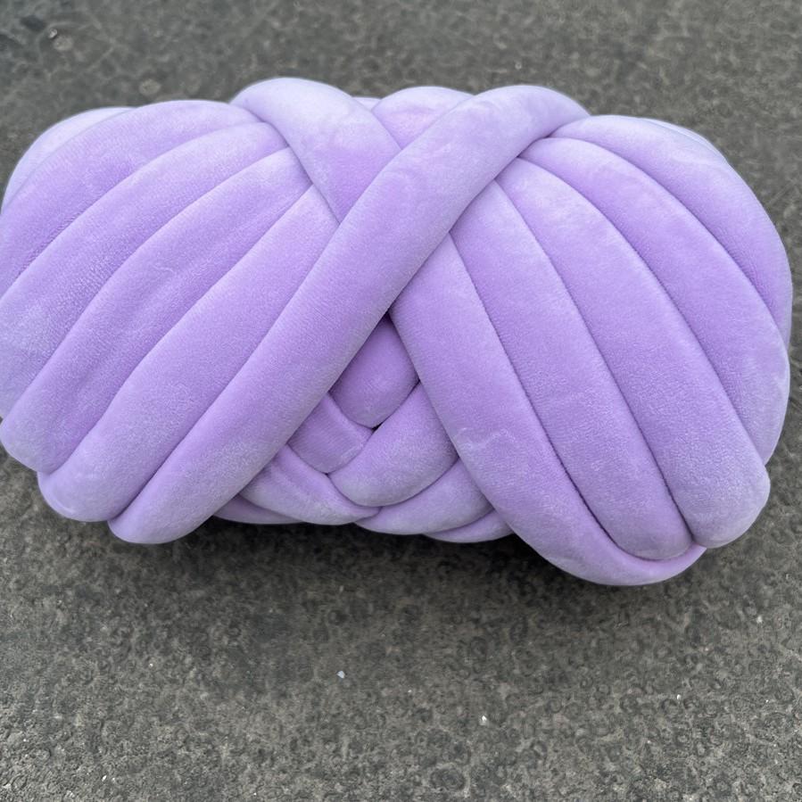 DIY Crystal Velvet Core-Filled Yarn: 3cm Thick Handmade Wool Blanket, Fabric Strip, Pillow, Cat Bed Yarn