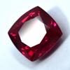 Natural Red Ruby Loose Gemstone Square Cushion Shape 7.50 Ct for Jewelry Making and Gem Collections