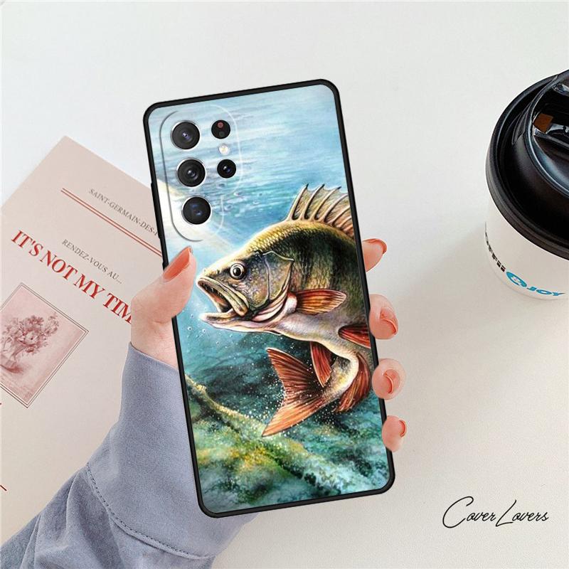 

Fish Fishing phone case For Samsung Galaxy S24 S25 S23 S22 Ultra Note 10 20 Plus S20 S21 FE Cover Note10 Pro(Plus)