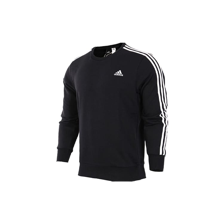 adidas Sweatshirts Men's Black Crew Neck Moderate Regular S98803