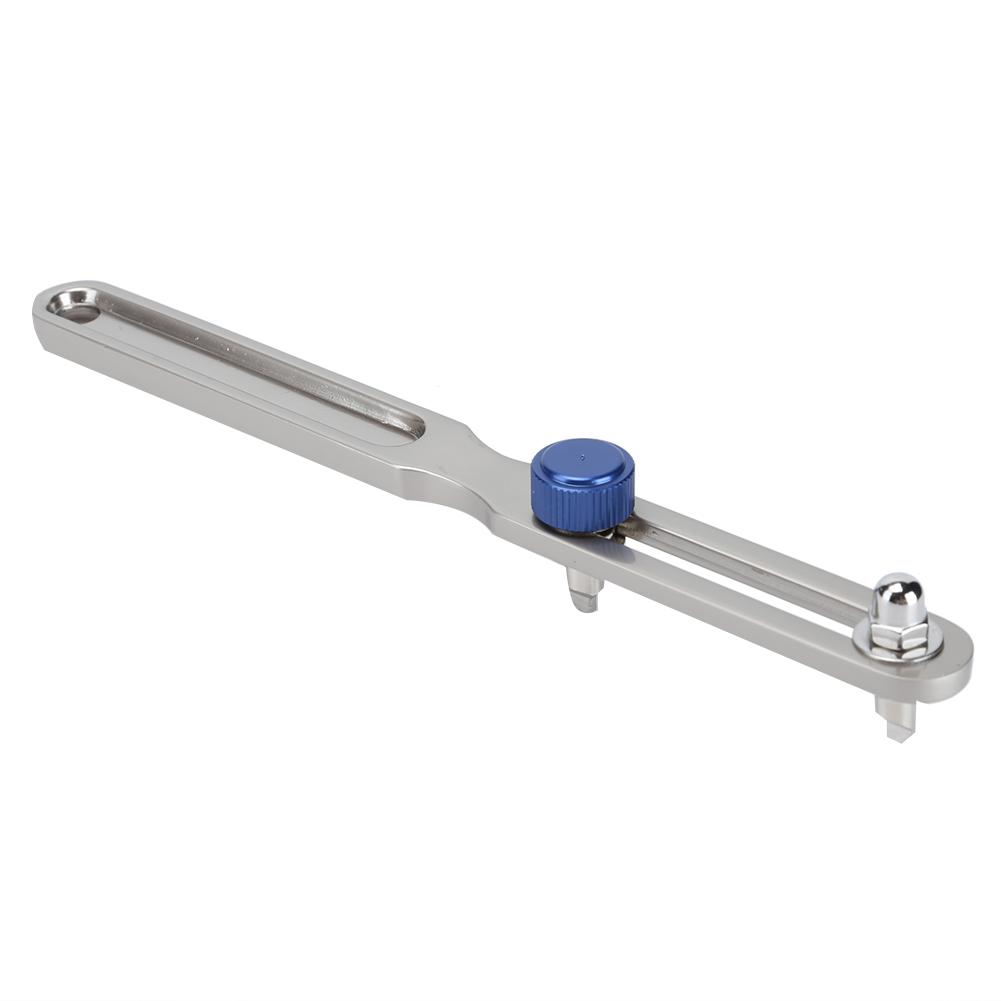 TwoFeet Watch Back Case Opener Steel Watch Case Opener Lengthened Type (Rectangular Head)